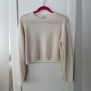 Naked Cashmere Cropped Ribbed Sweater. Size XS